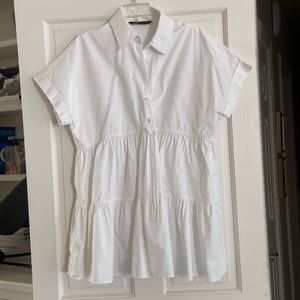 Zara white dress